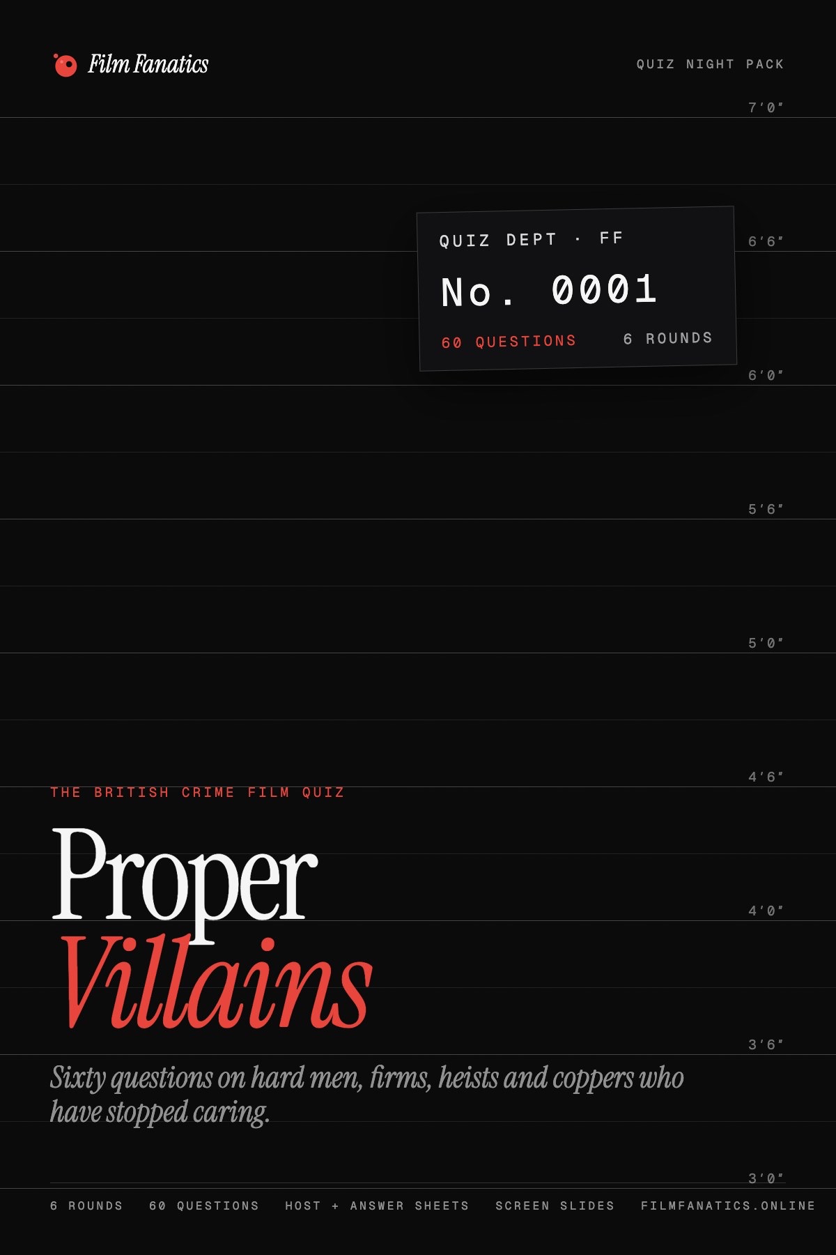 Proper Villains, The British Crime Film Quiz